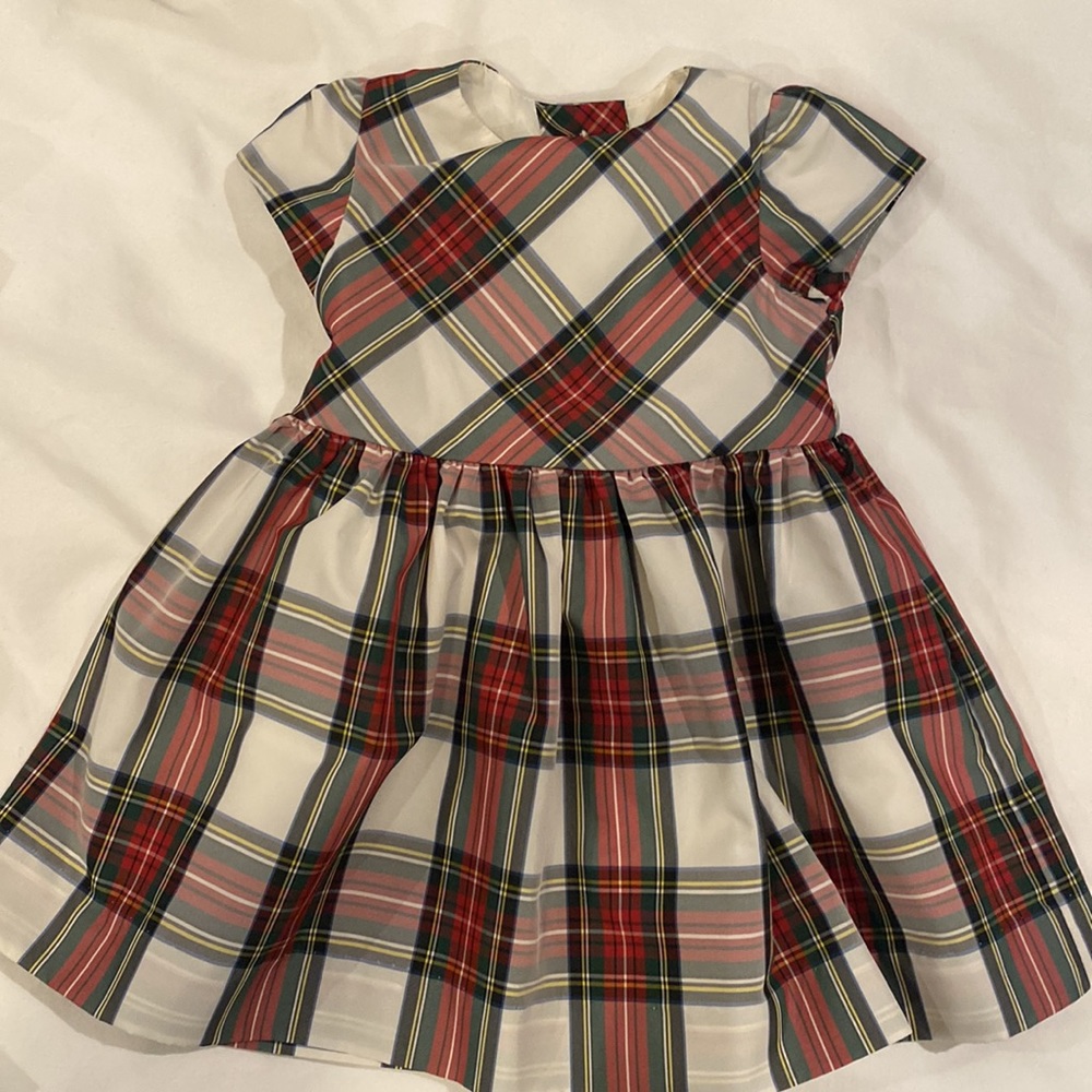 Ralph Lauren Christmas plaid dress (6 month size)